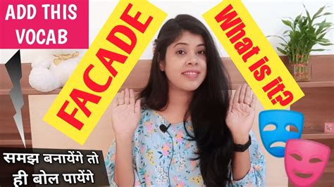 facade meaning in marathi|Meaning of FACADE in Marathi .